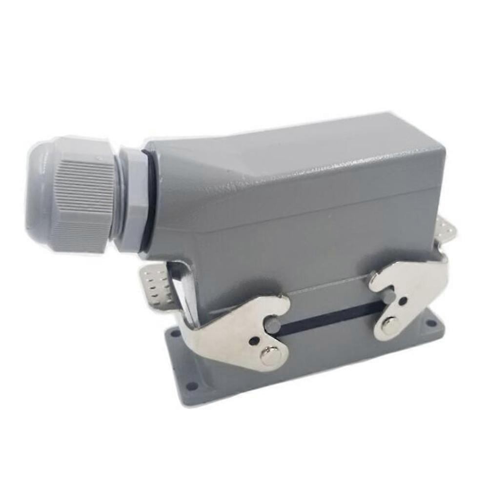 Rectangular Heavy Duty Connectors HDC HE 10 Core Pin 16A 500V Waterproof Aviation Plug Side Line Connector,HDC-HE-010