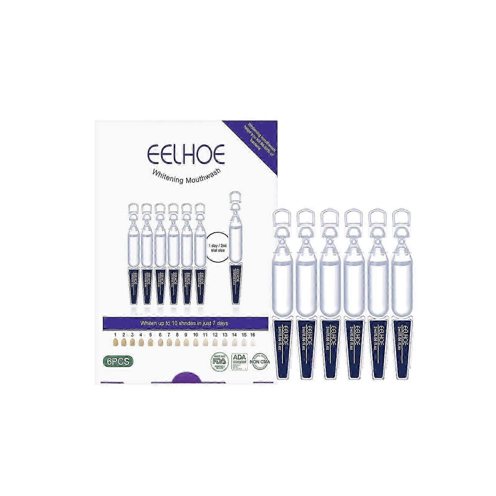 Whitening Mouthwash 6 Pack  Deep Clean