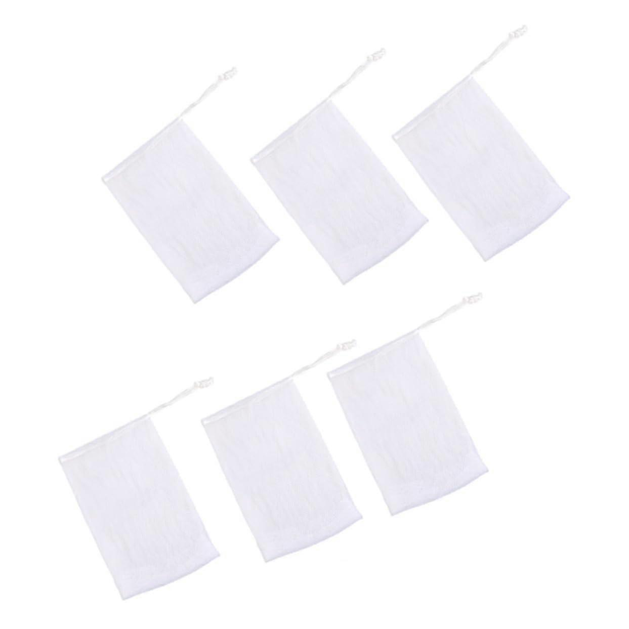 20pcs Nylon Shower Foaming Net and Durable Soap Foaming Bag for Rich Lather and Gentle Exfoliation