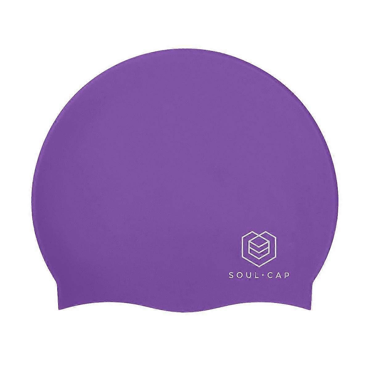 Soul Cap Adult Regular Swim Cap - Purple Adult Unisex