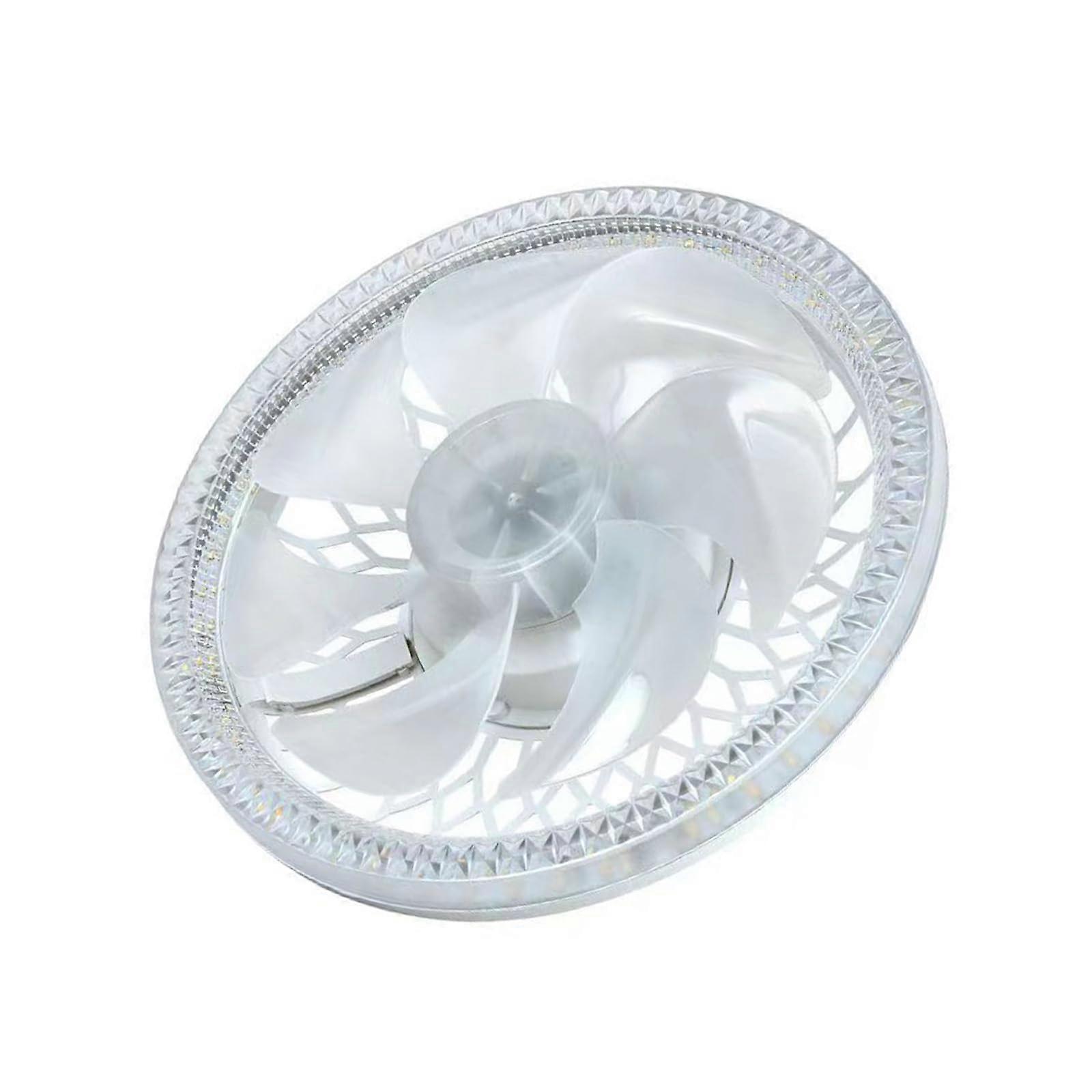 Energy Efficient Intelligent Fan Light Remote Controlled Ceiling Fan With Adjustable Speeds For Living Room Quiet Motor