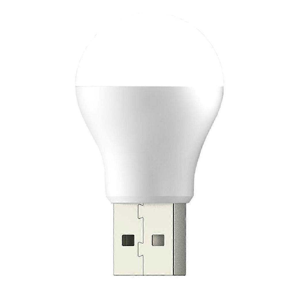 USB LED Night Light with Dual Light Modes, EyeFriendly Reading Lamp for Bedroom Laptop Power Bank