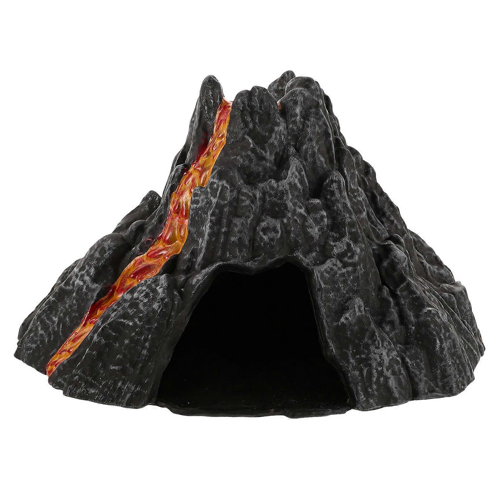 Volcano Model Plastic Volcano Statue for Simulation Decor