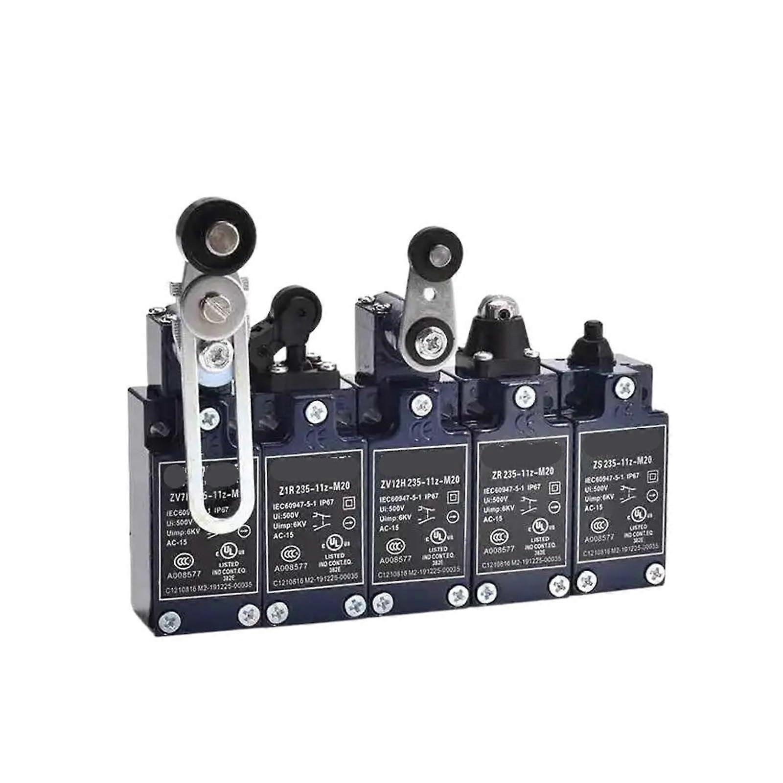 Limit Switch with Roller Lever, Durable Metal Housing, Precise Position Control for Machinery