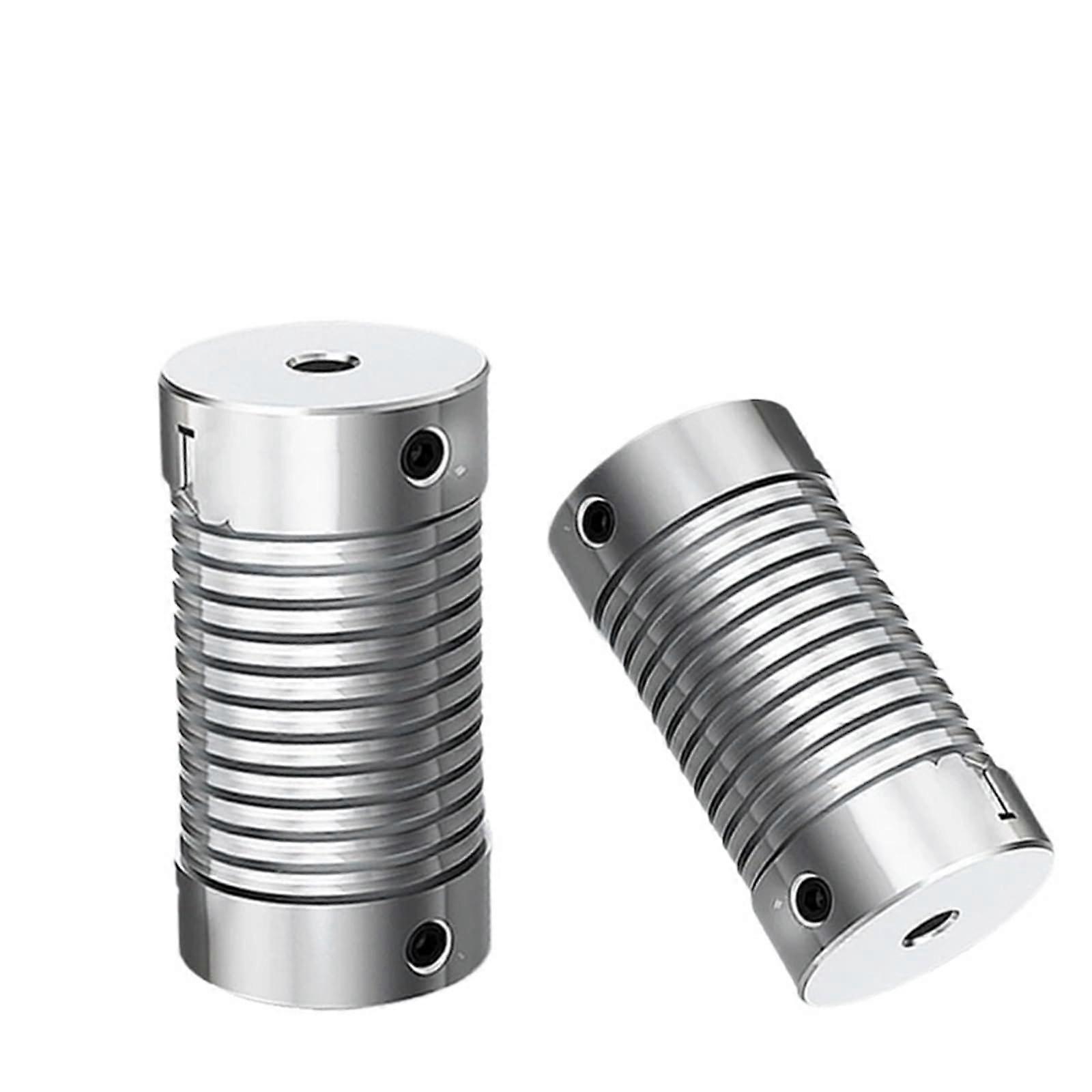 2pcs Zinc Alloy Flexible Shaft Coupler 4mm10mm for CNC Stepper Motor Rotary Encoder  Torque