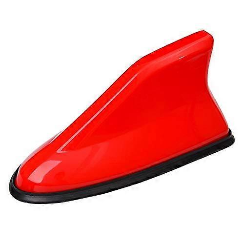 Red ABS Car Shark Fin Antenna for Universal Cars with Enhanced Signal and Easy Installation