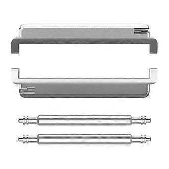 1 Pair Watch Band Connector Firm Replacement Stainless Steel Watch Band Adapter Buckle For Versa