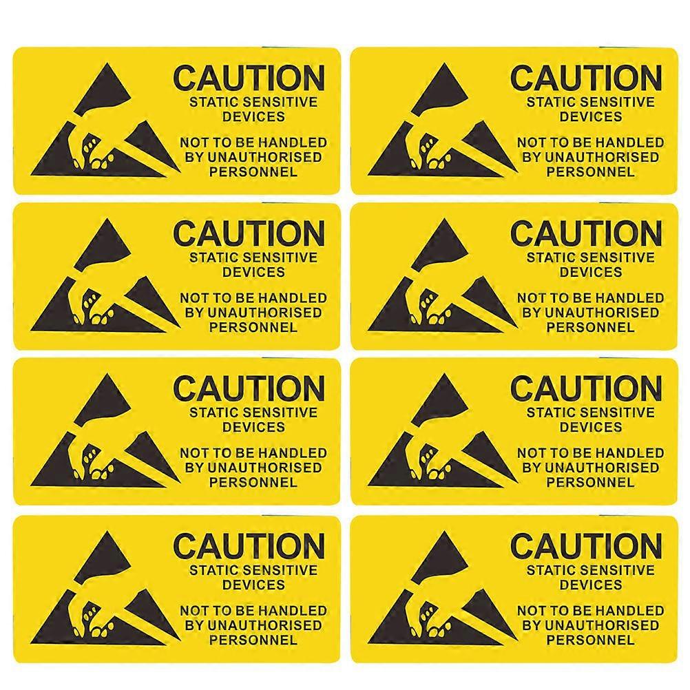 Warning Sign Static Devices Stickers for Office 1350Pcs Wall Stickers