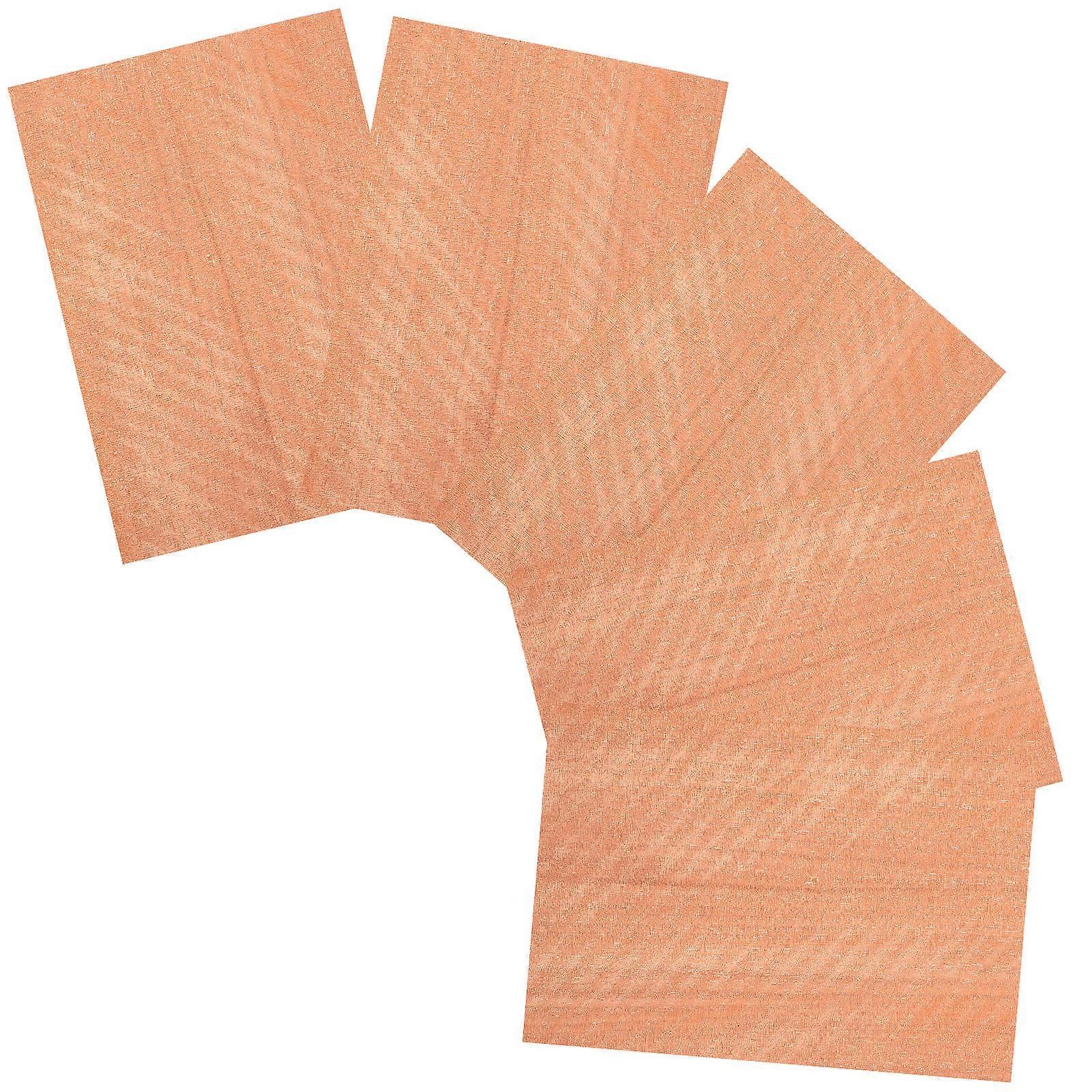 Fake Wood Texture Adorn Patch for DIY Decoration 5 Sheets