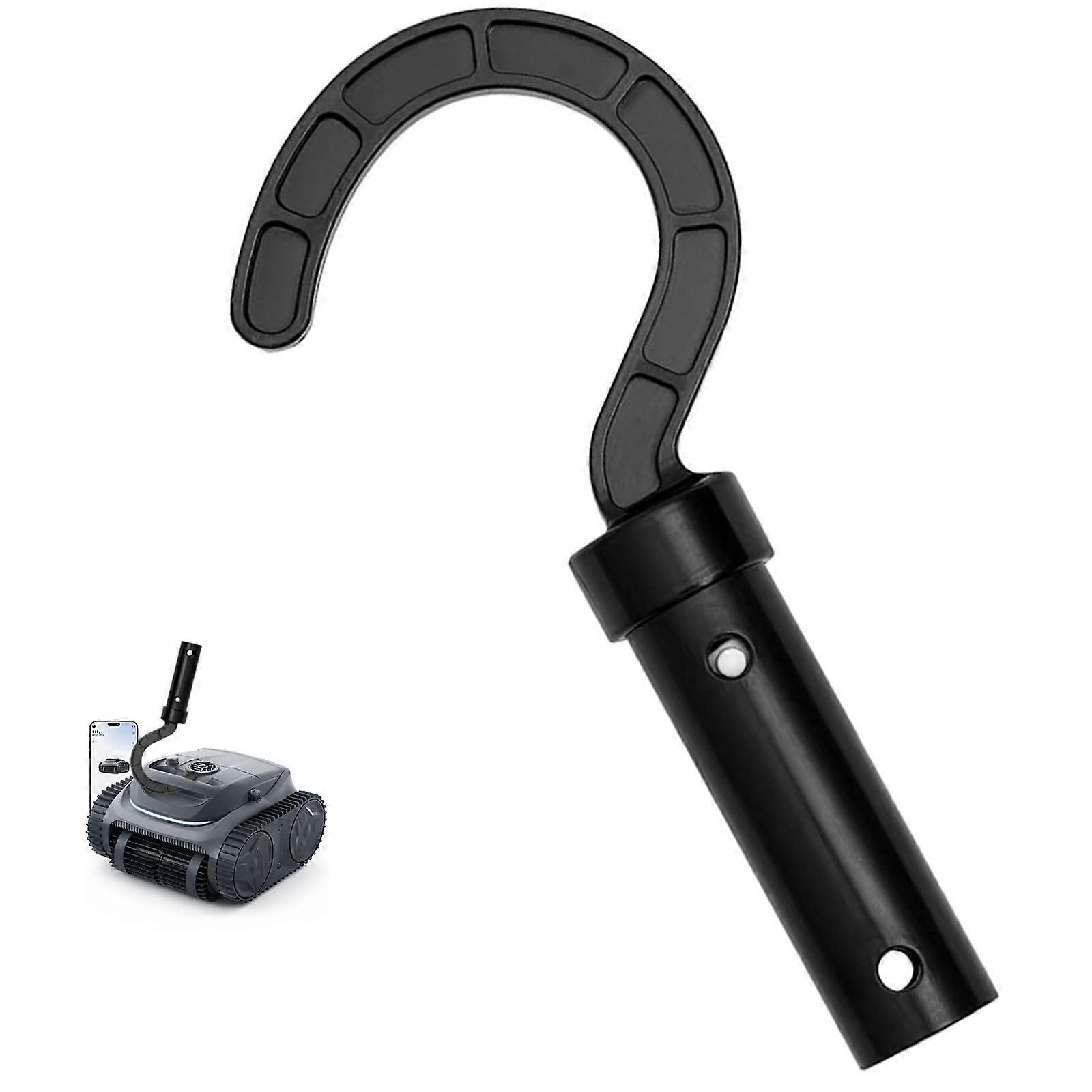 700 Grey Pool Vacuum Hook for Inground Pools, Universal Cleaner Attachment, Durable