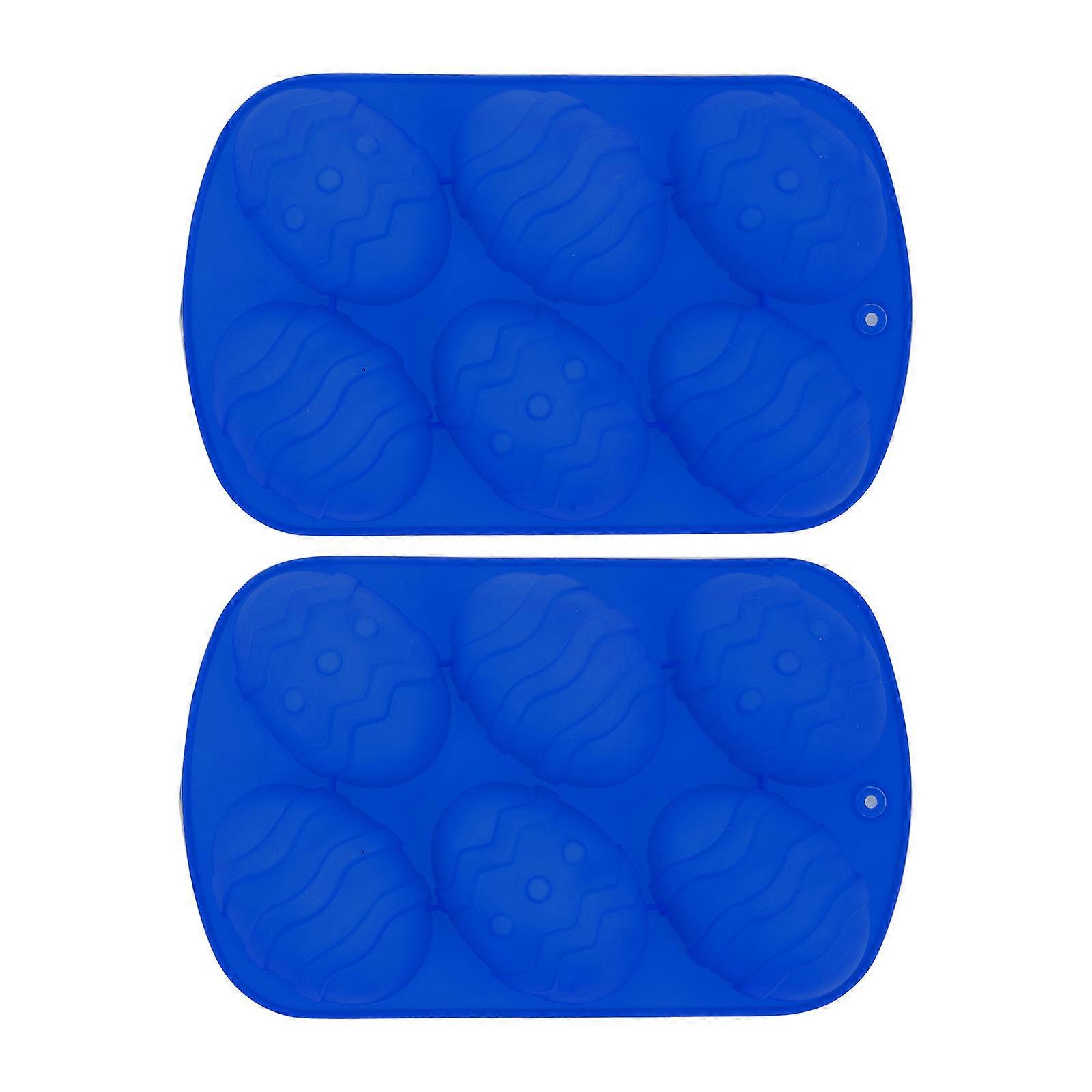 Silicone Chocolate Molds Easter Molds for DIY Baking 2Pcs