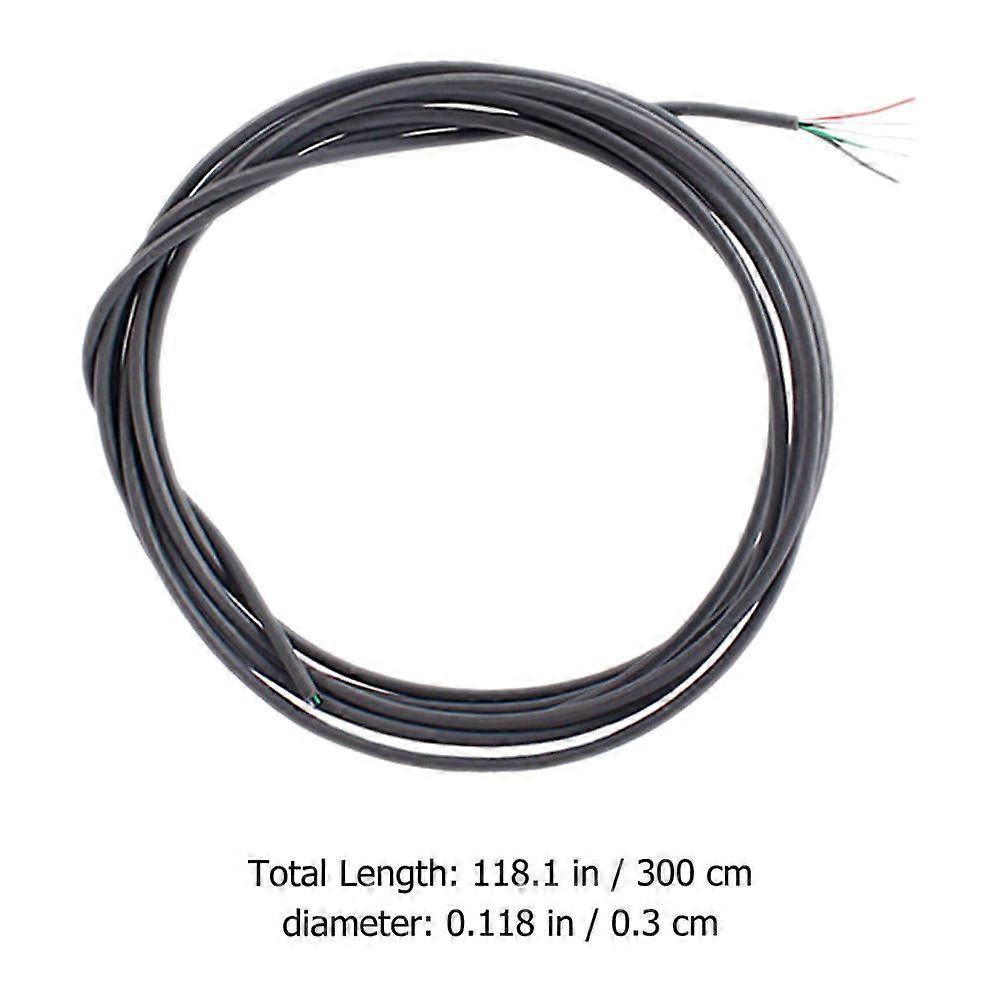 Instrument Cables For Music Practice Interference Rejection 300.00X0.30X0.30cm Grey 1Set