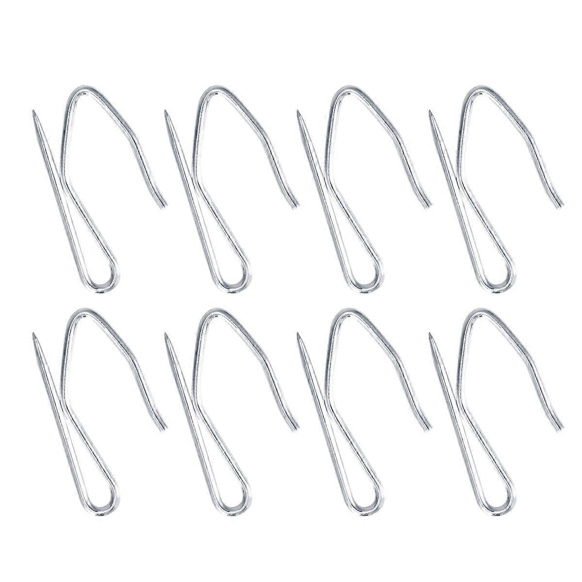 Silver Metal Curtain Hook S Shaped for Hanging 100Pcs Quantity