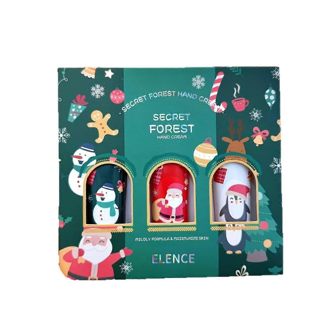 Christmas Hand Cream Set with Deep Hydration, Festive Gift Packaging, Multiple Scents, Holiday Collection