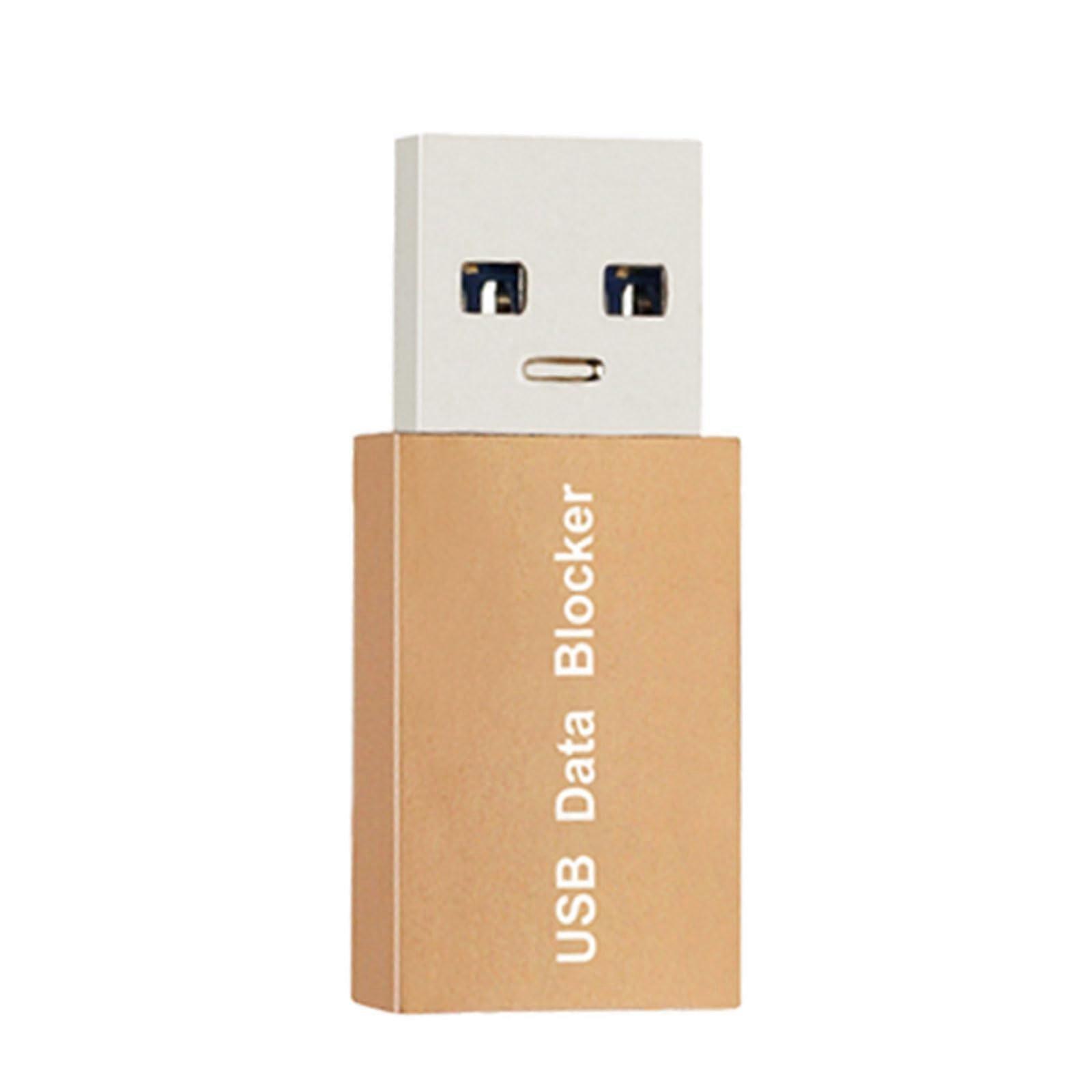 USB Data Blocker for Secure Charging, Aluminum USB Charging Protector with Data Theft Protection