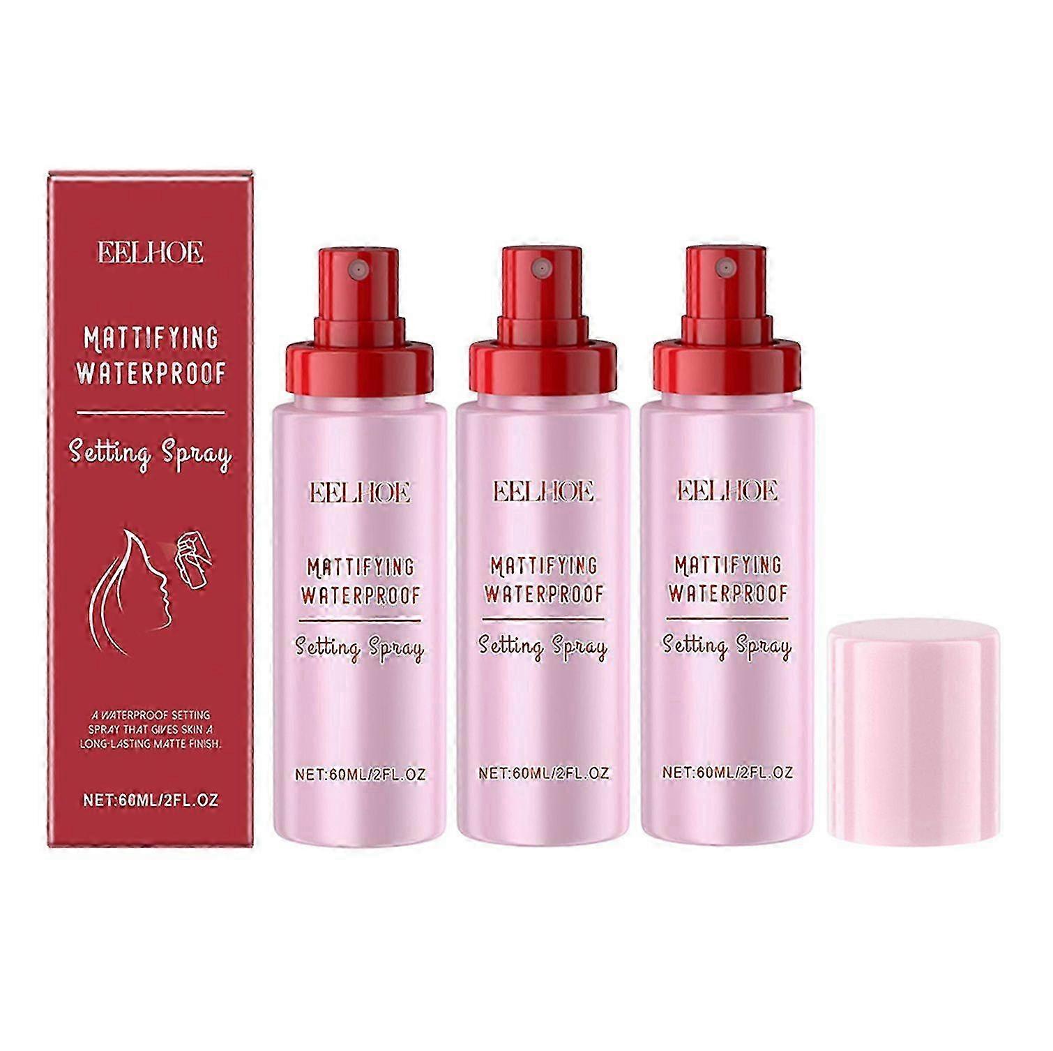 Mattifying Waterproof Setting Spray, Long-Lasting Matte Setting Spray, Waterproof Smudge-Proof Makeup Setting Spray
