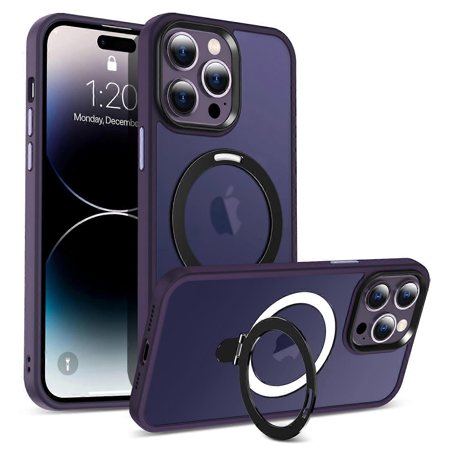 For iPhone 16 Pro Max Kickstand Case Phone Cover Compatible with MagSafe