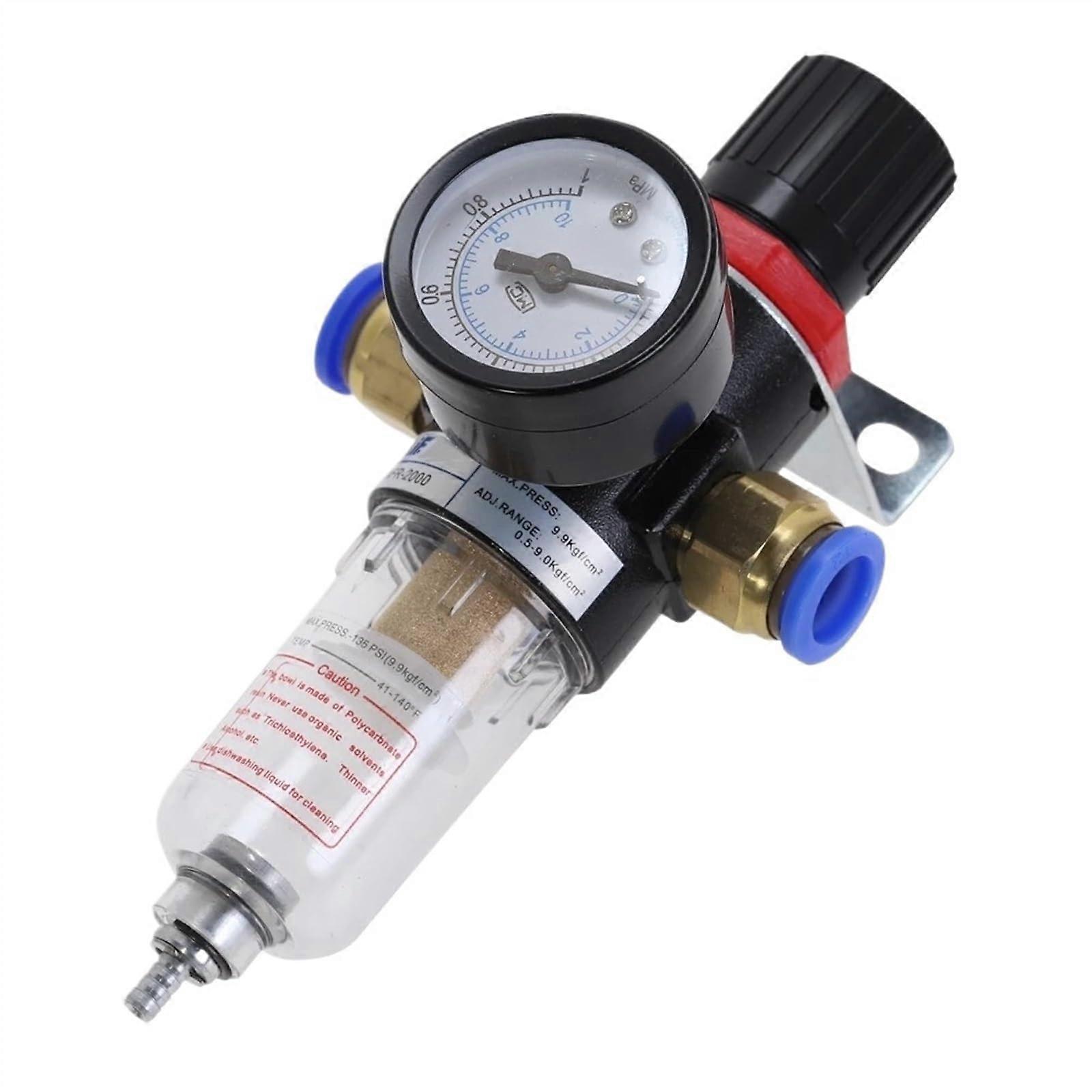 AFR2000 Pneumatic Filter Regulator with Pressure Gauge for Precise Pressure Control and Filtration