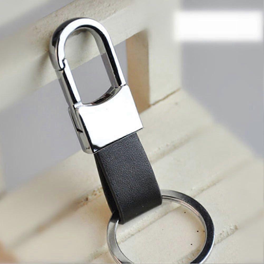 Men Cool Faux Leather Strap Keyring Keychain Key Chain-
