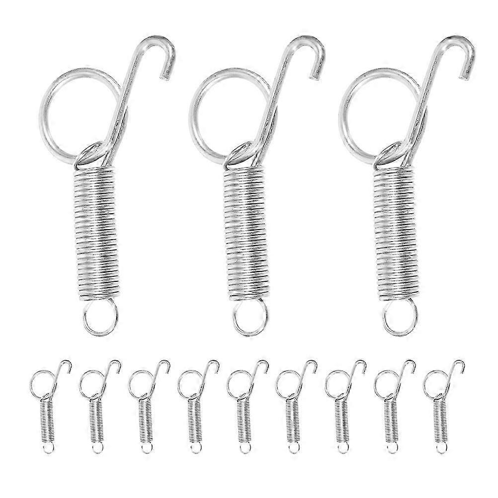 Rabbit Cage Door Spring Latch Hook for Pet Cage Fixing 20Pcs Metal