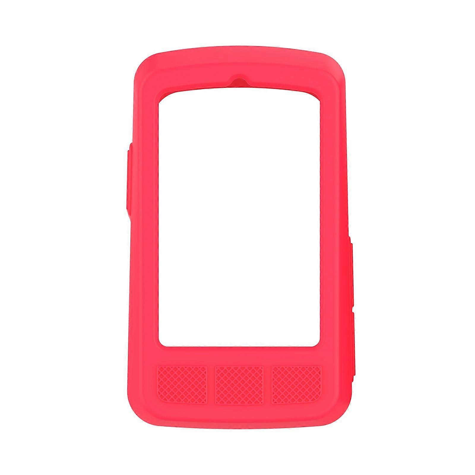 Bike Computer Protective Case Waterproof Shockproof Silicone Cover for ELEMNT BOLT GPS Red