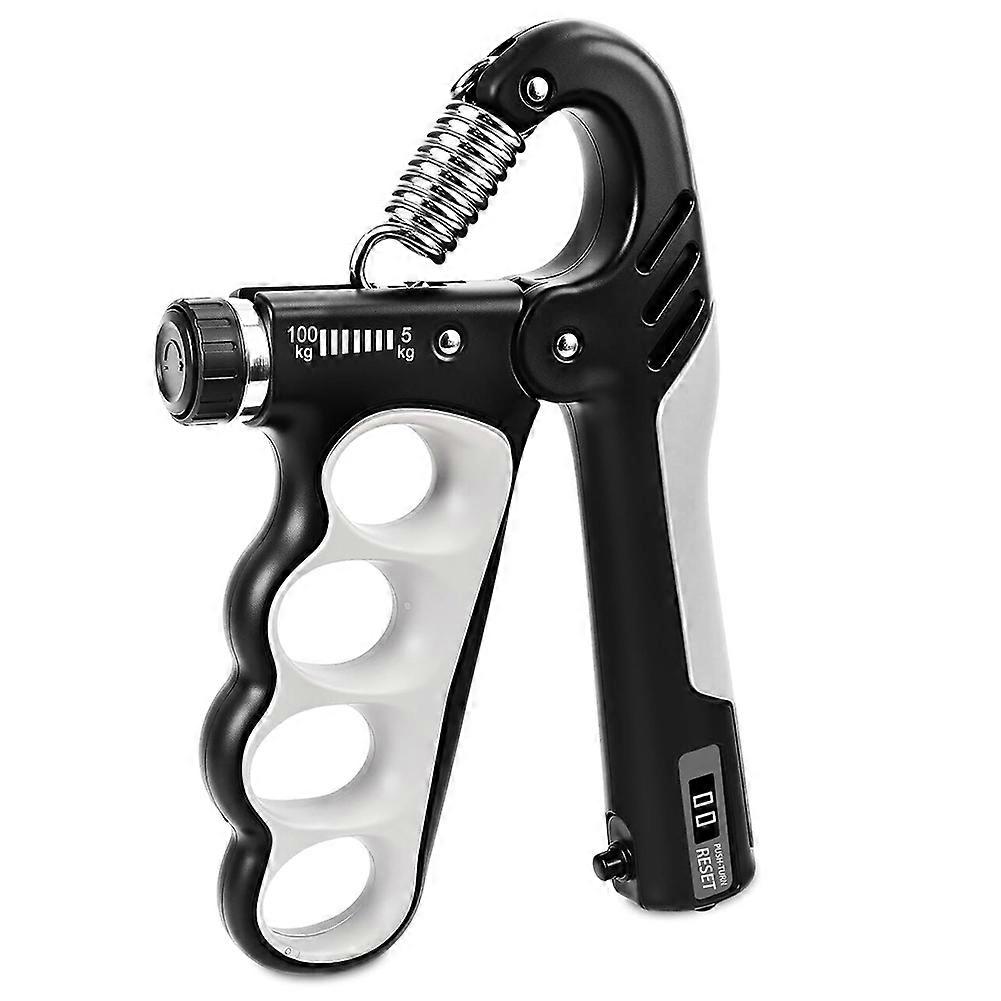 Hand Trainer, Grip Strength Trainer, Finger Trainer, Adjustable Resistance From 5-100 Kg,Mechanical Counting.