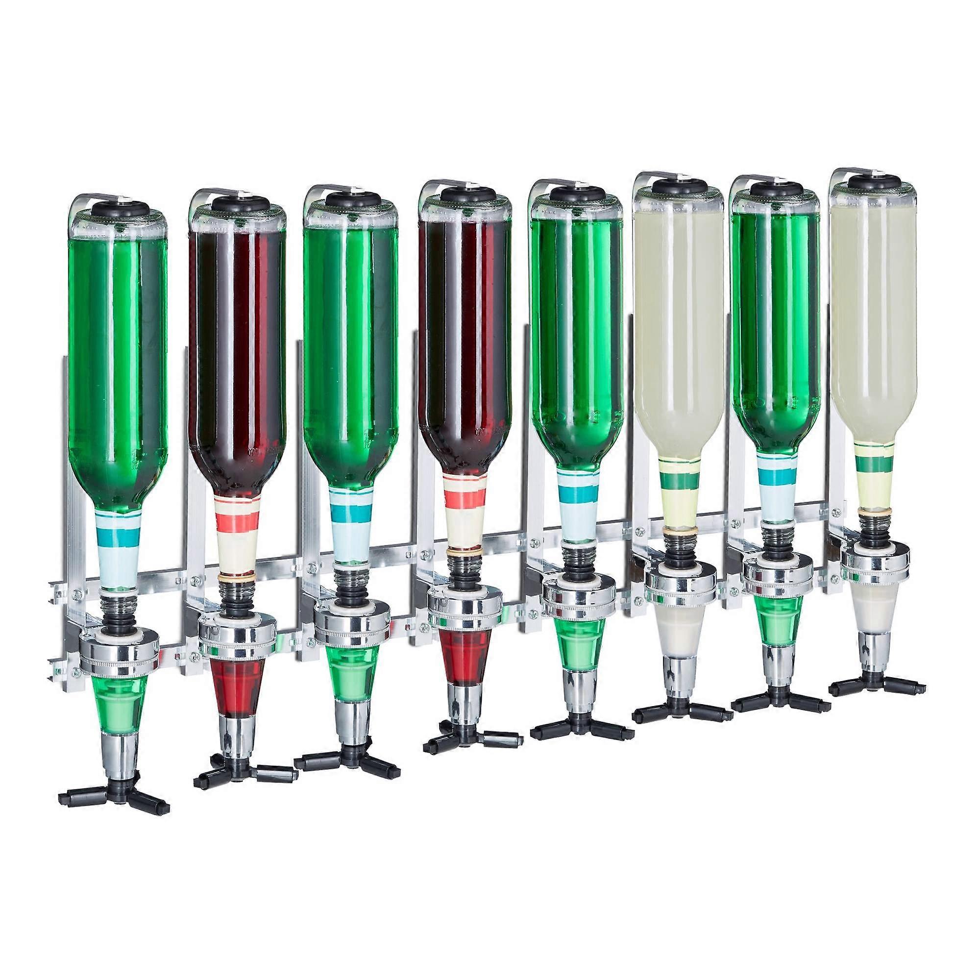 8 Bottle Wall Mounted Barbutler