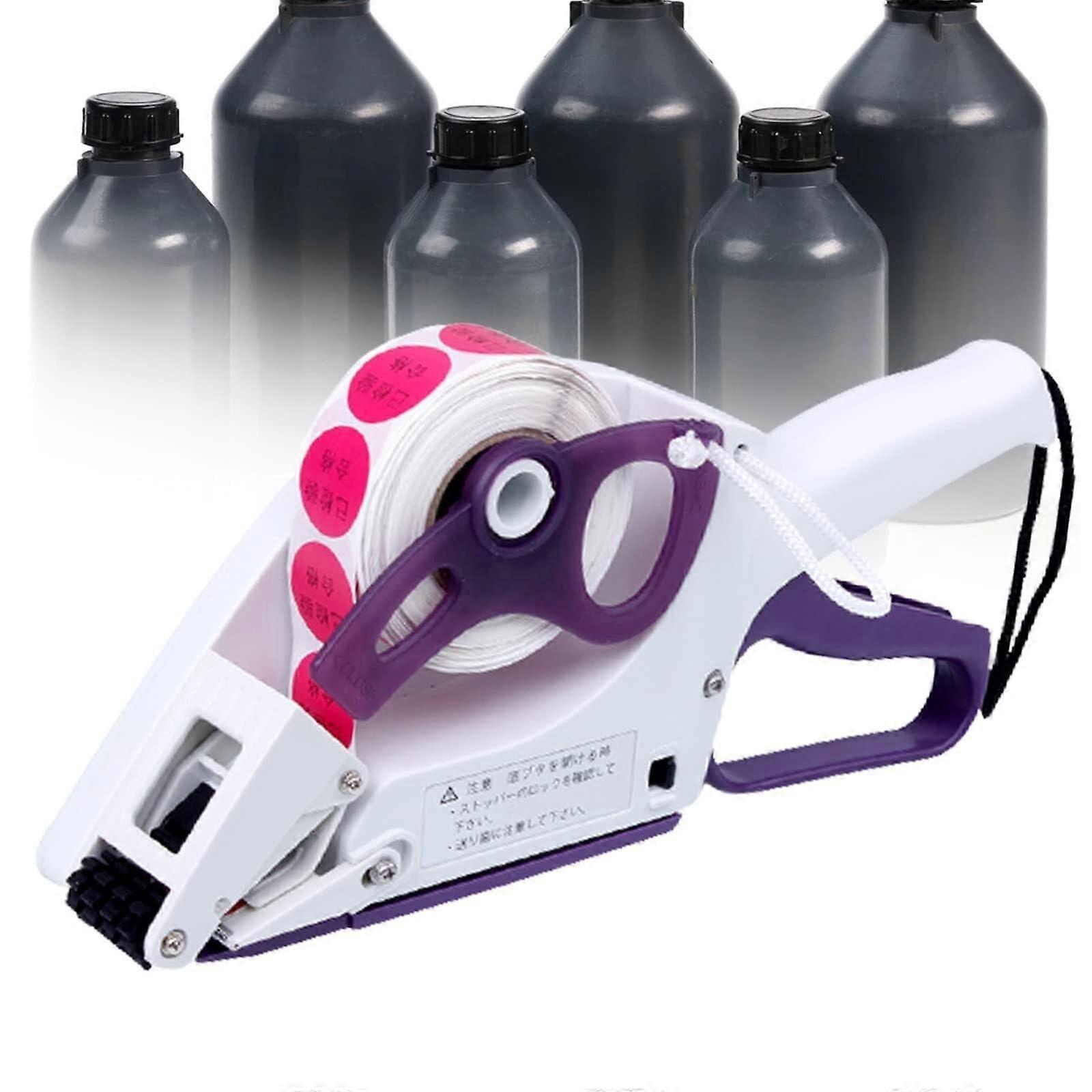 Manual Label Applicator for Flat and Curved Surfaces, Handheld Tool for Boxes and Bottles