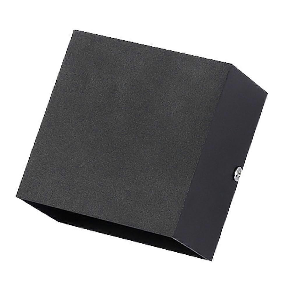Black Square LED Wall Lamp for Bedroom Lighting Use Creative Wall Sconce