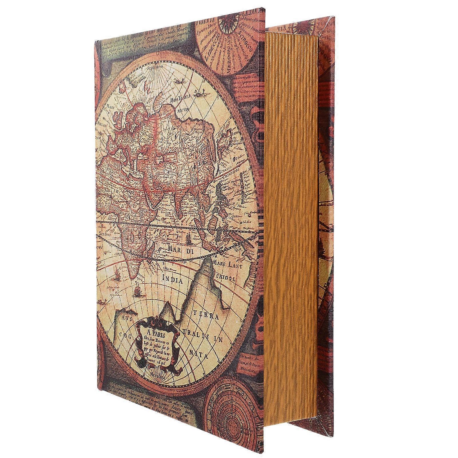 Rectangular False Book Box For Bookshelf Prop Decoration Suitable For Home Owners 1Pack