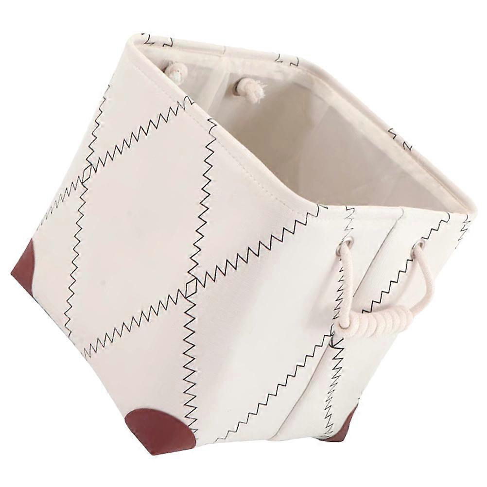 Closet Storage Solution Storage Basket Rectangular For Home Laundry Hamper Practical Canvas 1Pack