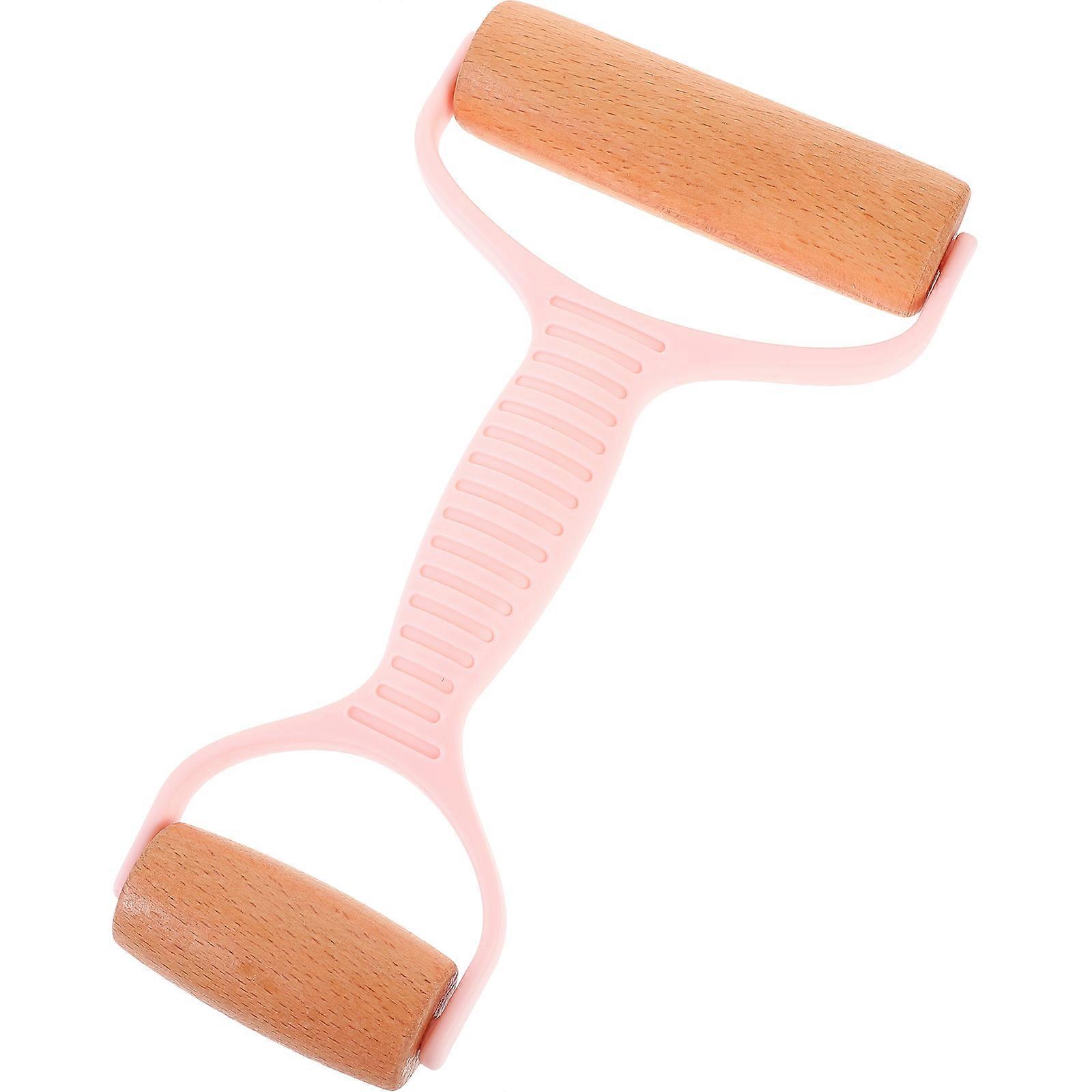 Dual Ends Roller Double Ends Dough Rolling Pin for Home Pink
