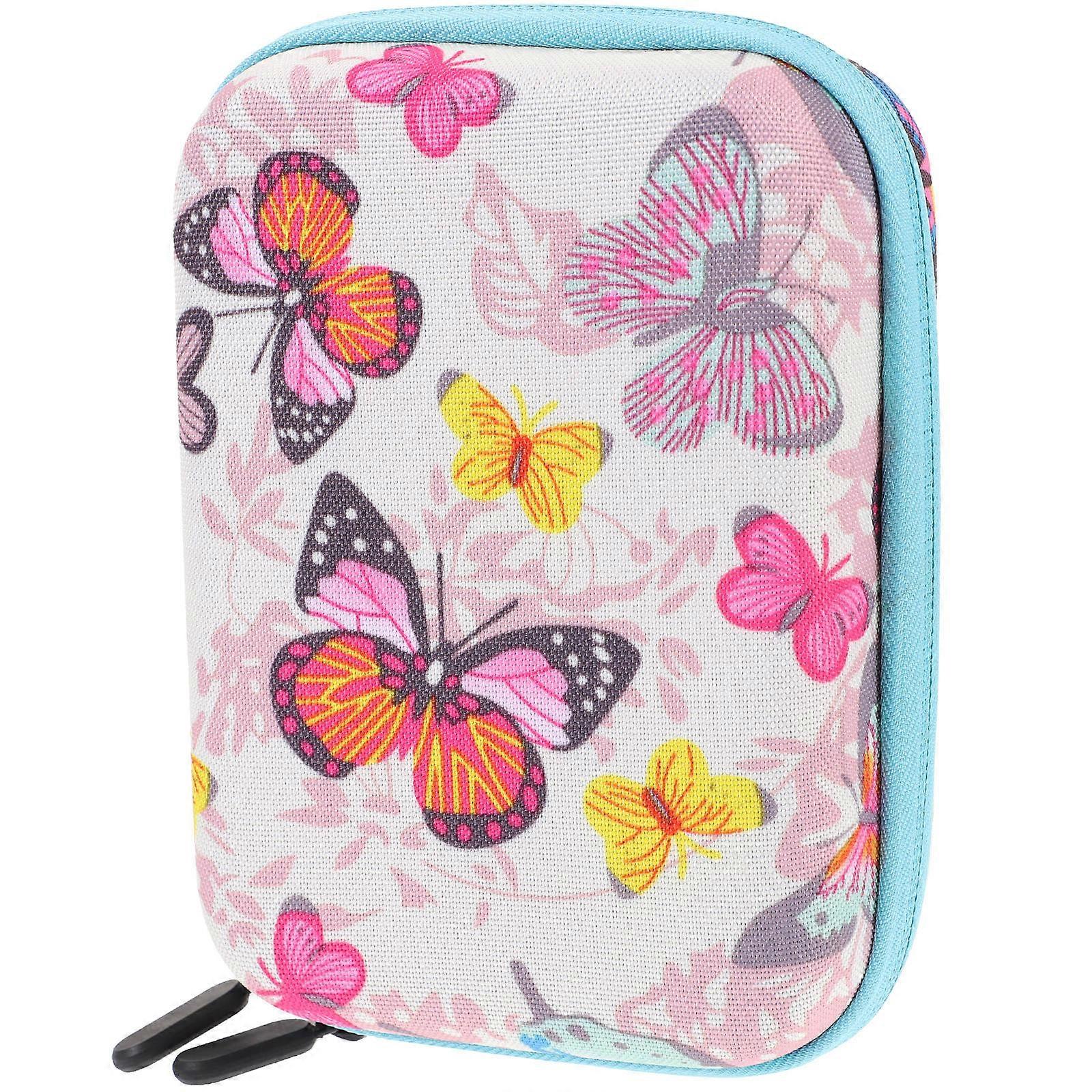 Kids Camera Case Small Camera Bag for Storage Use with Mesh Pockets