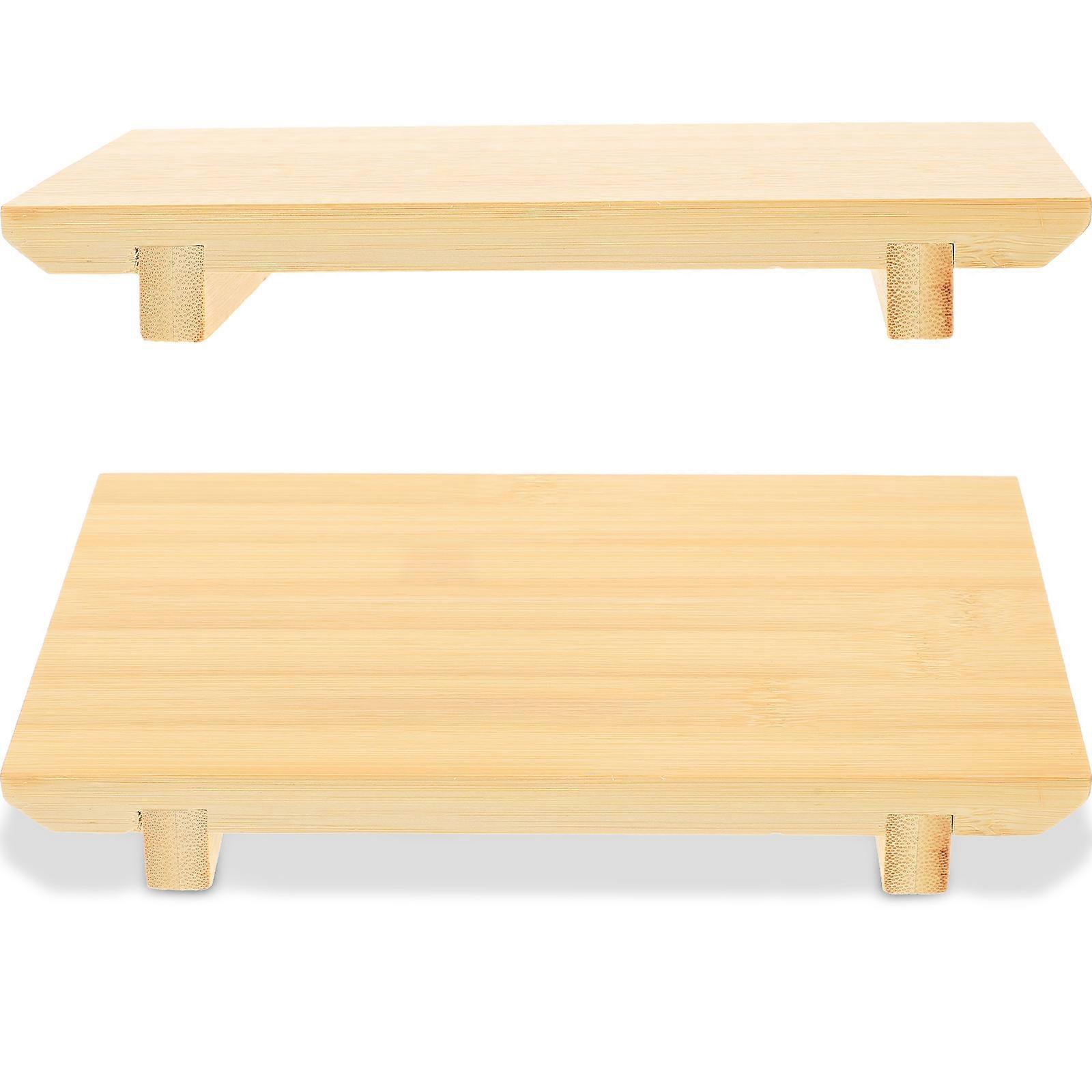 Sushi Plate Tray Light Yellow for Food Storage