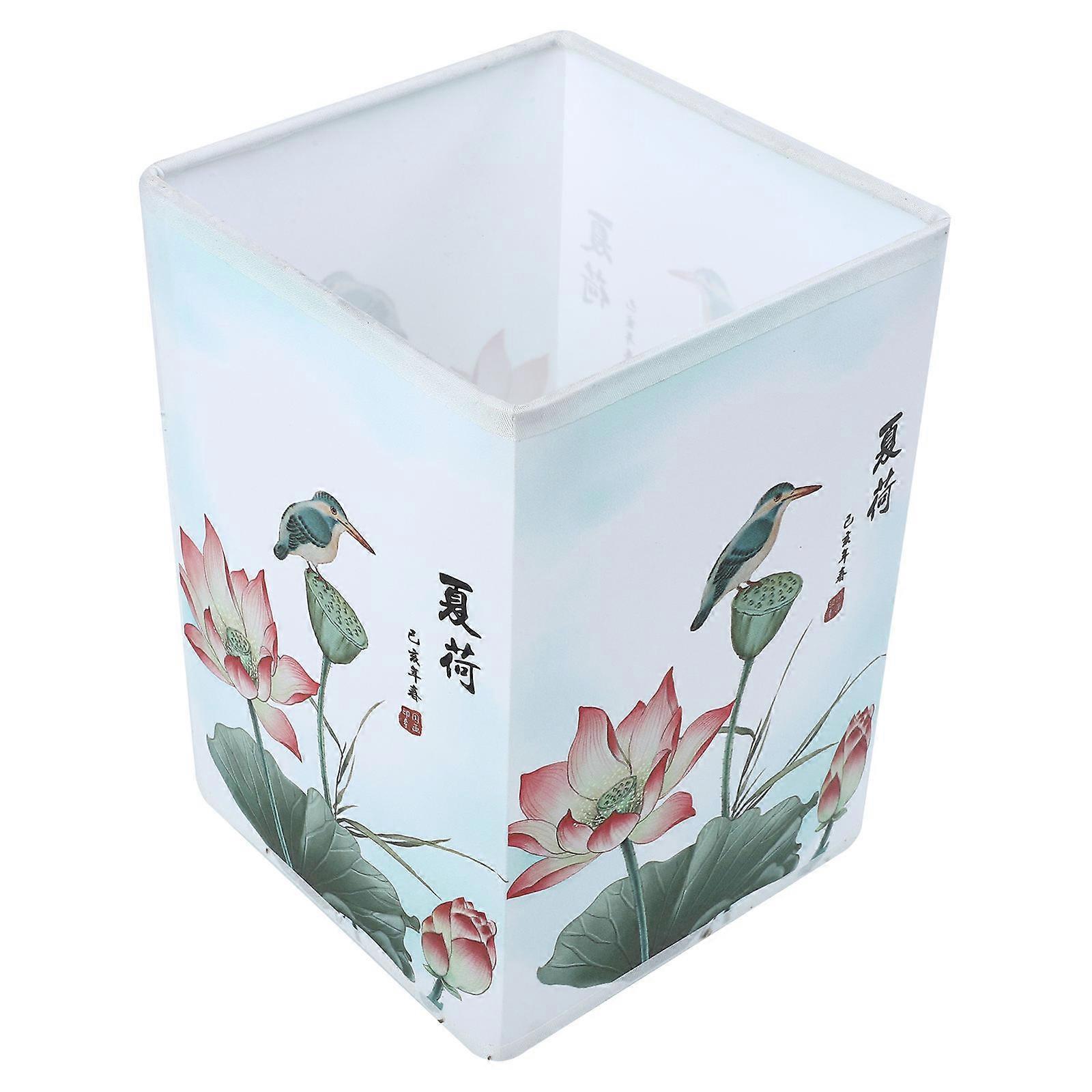 Green Cloth Lampshade for Desk Lamp Function Multipurpose Square Cover