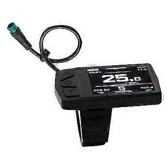 Premium KT-TF01U LCD Display Meter 24V/36V/48V Waterproof Connection for E-Bikes Daily Use