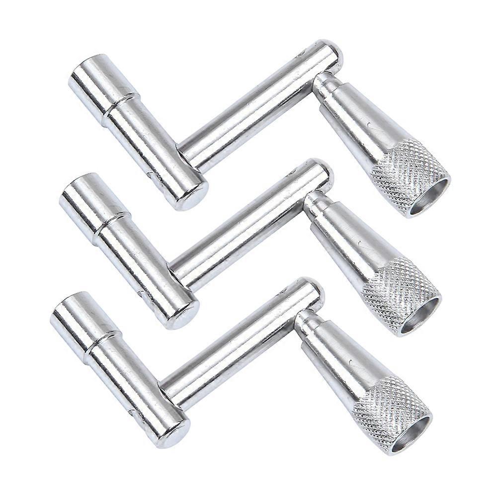 Hand Drummer Drum Key for Drum 4Pcs Silver Fast Loading Plate Accessory