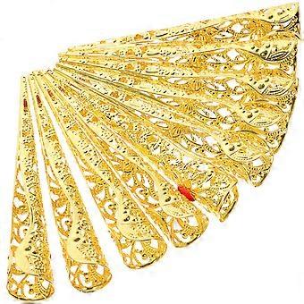 10pcs Finger Claws Ancient Queen Nail Tips Cover Fingertip Nail Cover Costume Accessory