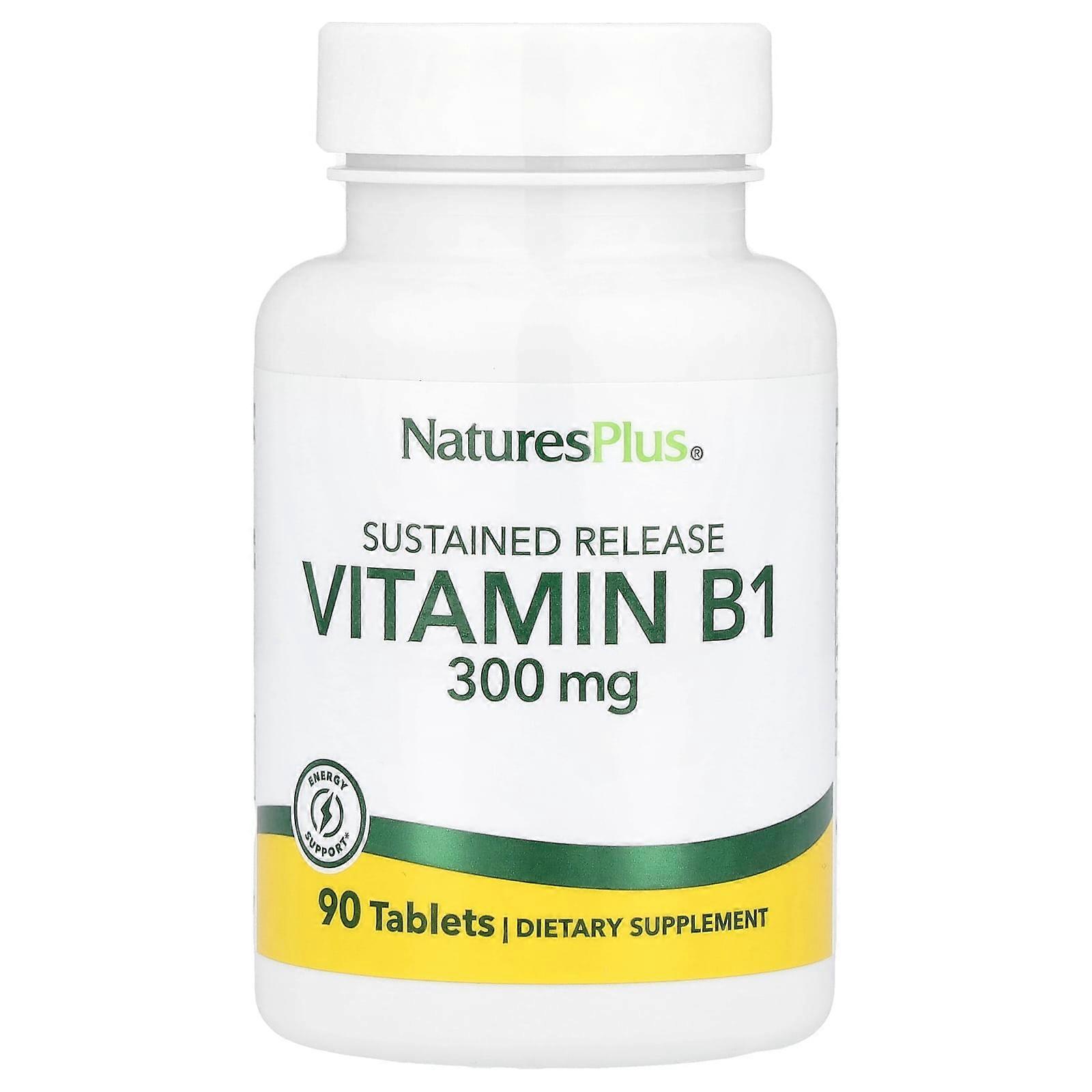 Nature's Plus, Vitamin B-1, 300 mg, 90 Tablets