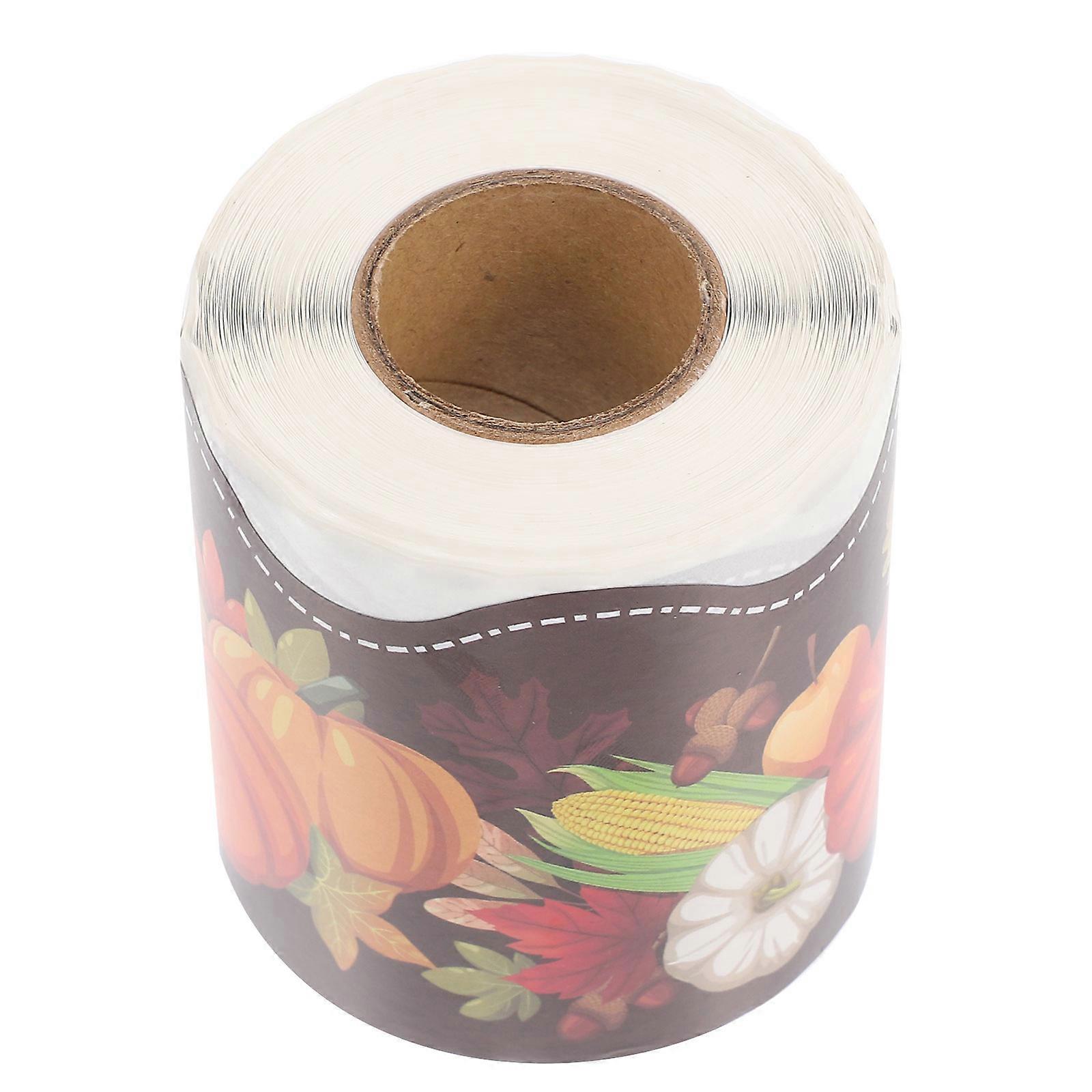 Bulletin Board Border Decorative Border Paper for 4 Rolls