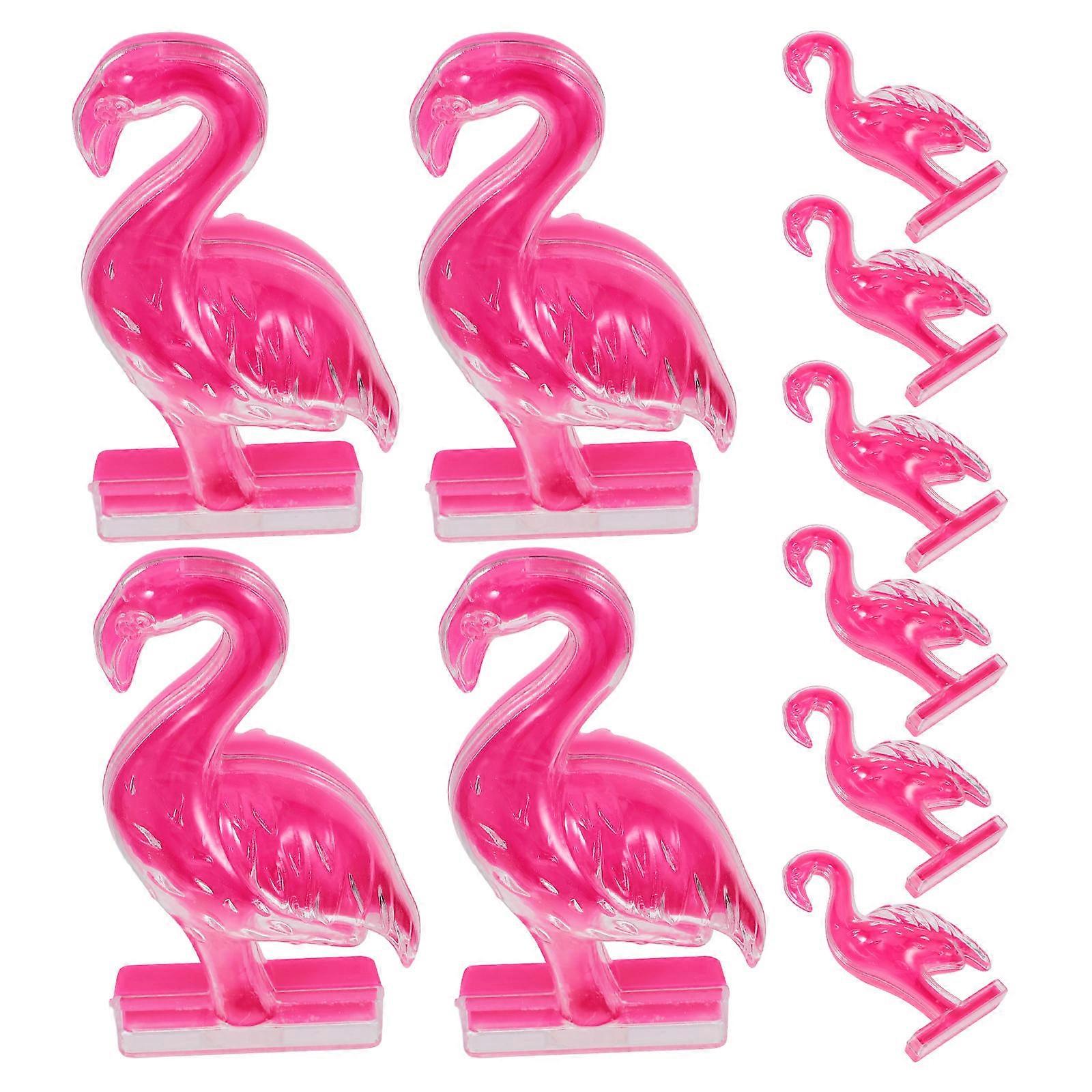 Flamingo Shape Candy Box Plastic for Storage 48Pcs Snack Containers