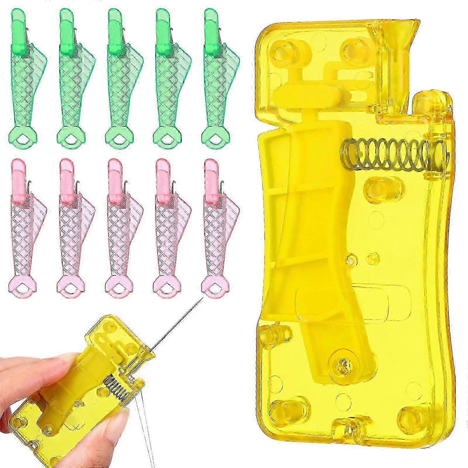 Fish Mouth Needle Threader Sewing Needle Threader compatible Craft 1Set