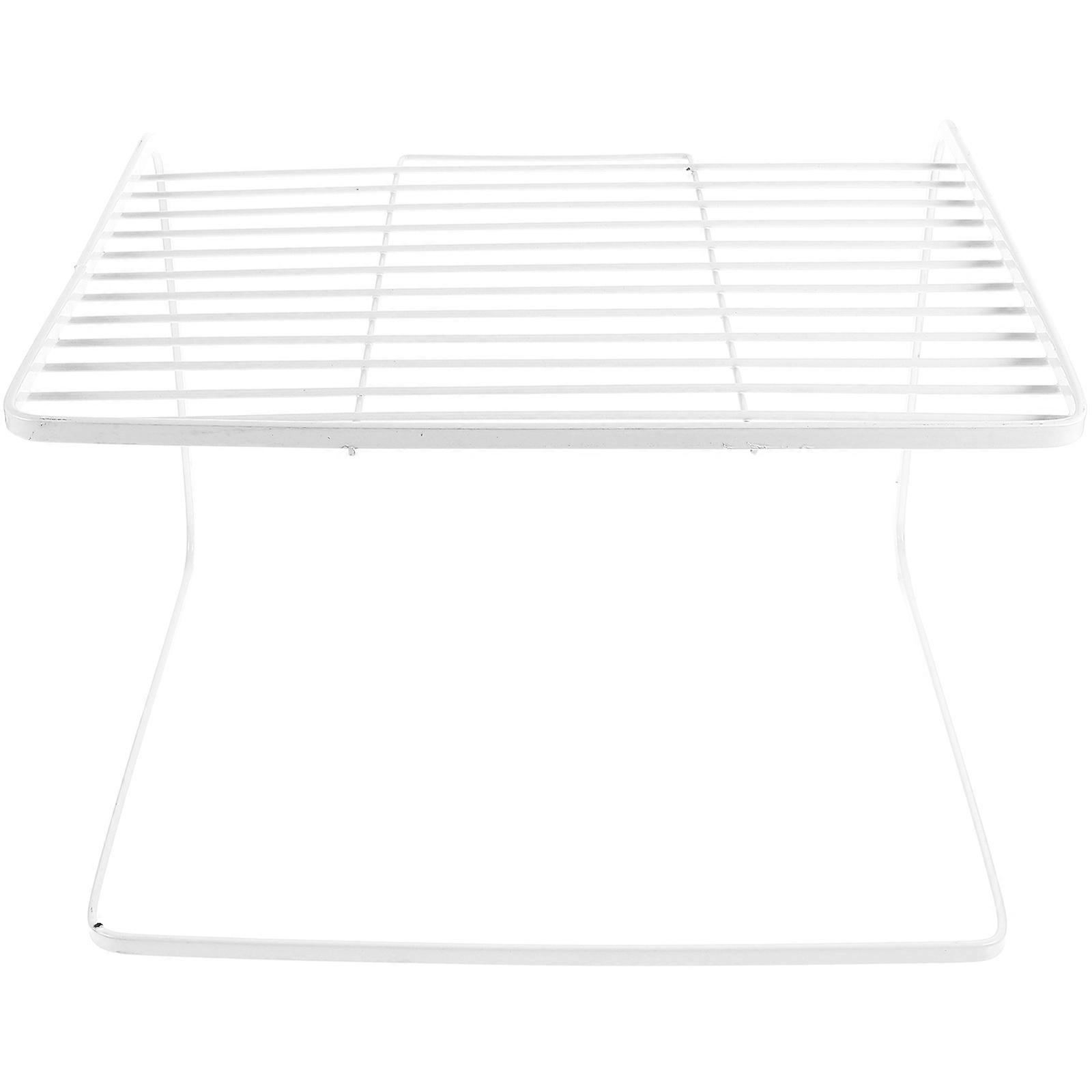 Router Storage Holder Tabletop Shelf for Cable Box Double-Layer Design