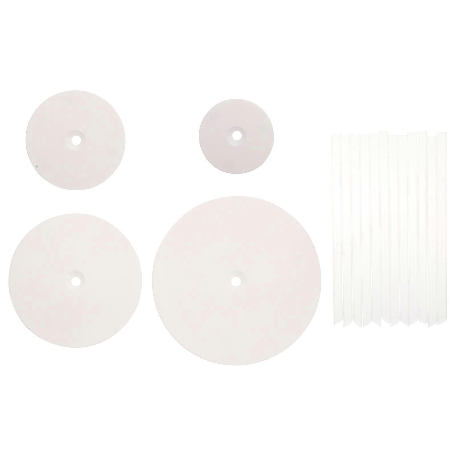 Egg Separator Cake Stand for Layered Cake Construction 4Sets White Holders