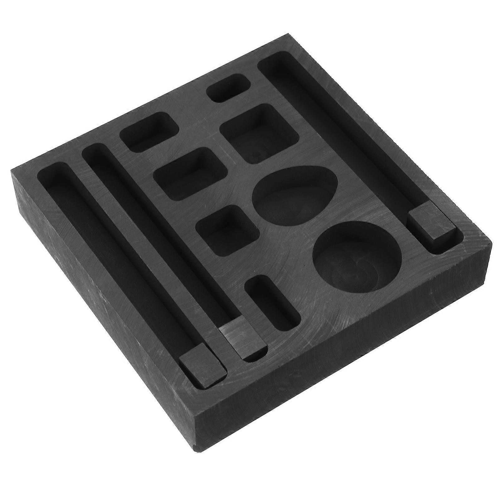 Rectangular Ingot Mold Graphite Ingot Molds for Casting 11 Holes Tool