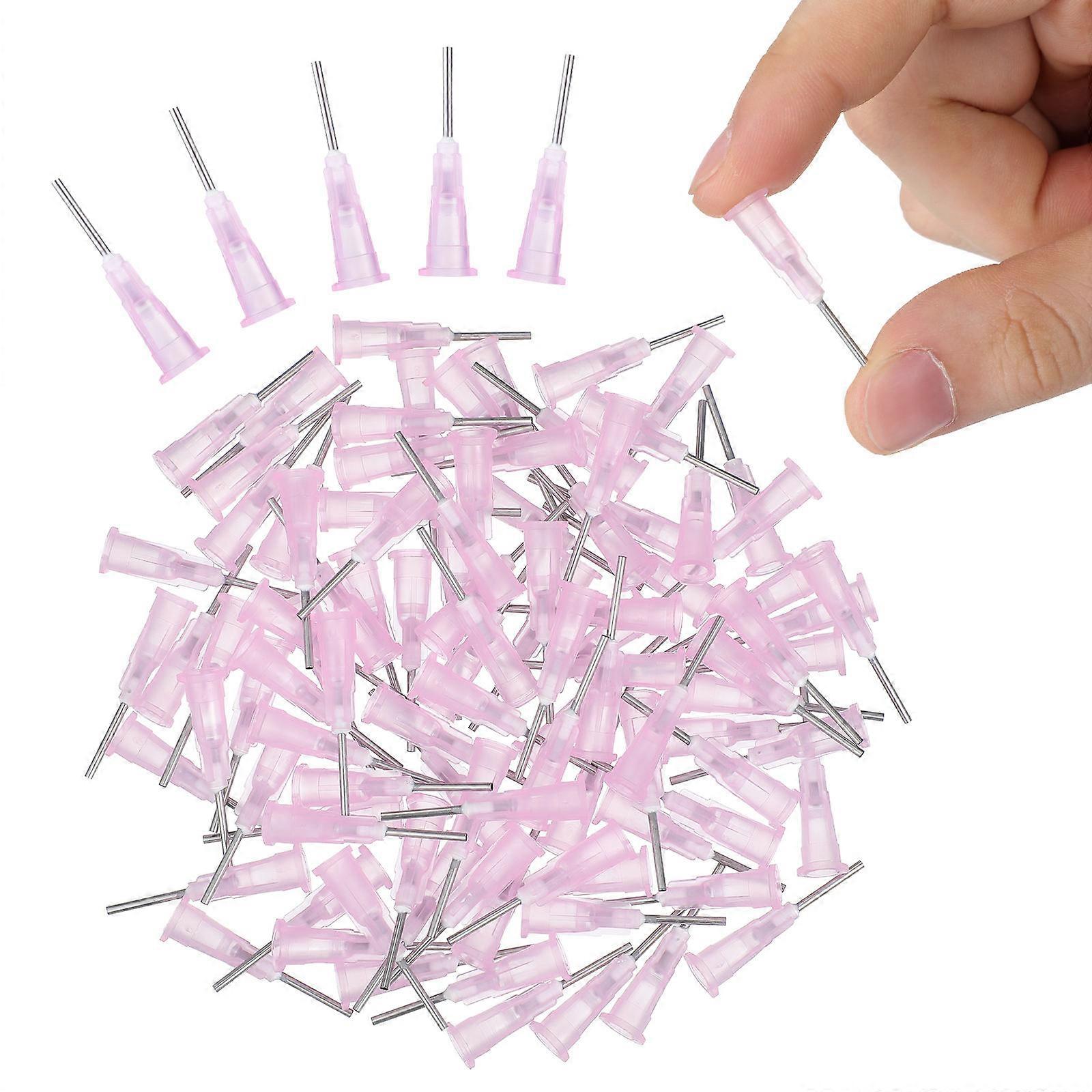 Blunt Tip Needle Replacement Dispensing Needles 100Pcs for Glue Use
