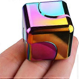 Fidget Spinner Würfelspielzeug für Erwachsene, Osterkorb-Füller für Teenager-Jungen, cooles Metall-Schreibtisch-Gadget, Bürospielzeug für Teenager-Jungen, kleine Angst-Figur