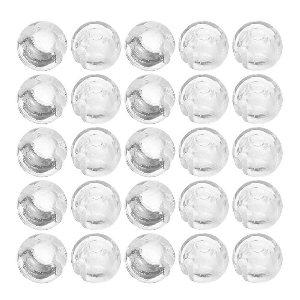 Beaded Chain Crimp Stop Transparent for Blinds with 30Pcs Quantity