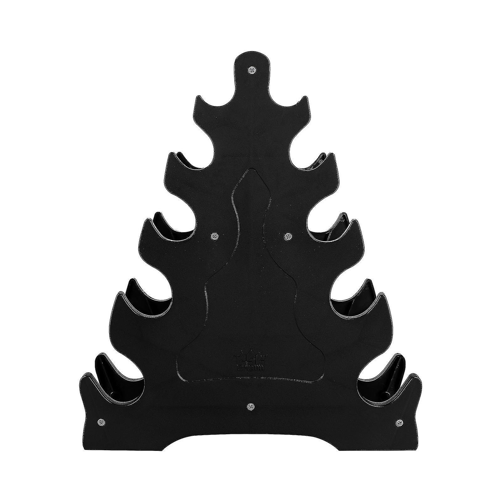 Winomo Dumbbell Storage Rack Tree Leaf Design Dumbbell Holder 5-tier Weight Lifting Dumbbell Storage Stand