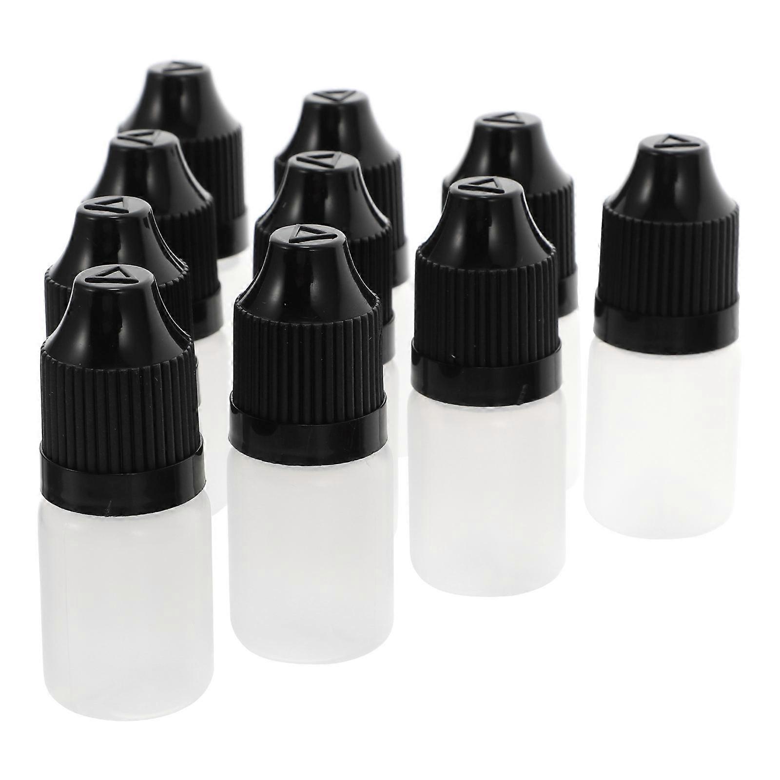 20pcs 5ml Eye Liquid Empty Dropper Bottles Plastic Squeezable Dropper Bottles